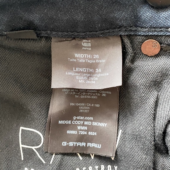G-Star Raw Midge Cody Mid Skinny - Picture 6 of 8